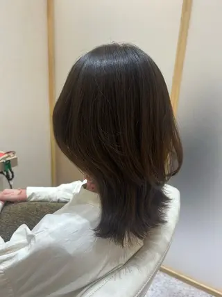 ミディアム Yamamoto 半個室美容室zinaのヘアスタイル