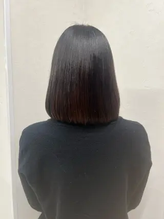 ミディアム ボブ/透明感カラー /さちかのヘアスタイル