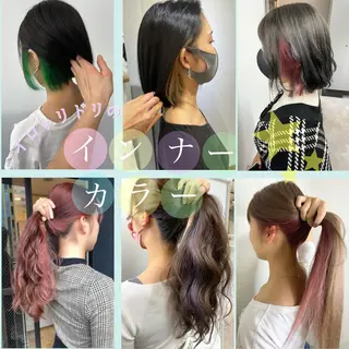 セミロング カラー ヘアアレンジ 美髪矯正・レイヤー 倉友哉のヘアスタイル