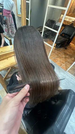 セミロング 綺麗な髪質にしたい方 限定🌈清水　祥のヘアスタイル