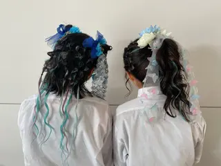 ミディアム ヘアアレンジ 髪質改善/縮毛矯正 ツヤ髪🩷さつきのヘアスタイル