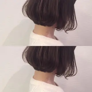 ミディアム カラー 池田 真由美のヘアスタイル
