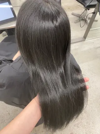 ロング カラー 🎀透明感× 赤み消し🎀正源のヘアスタイル