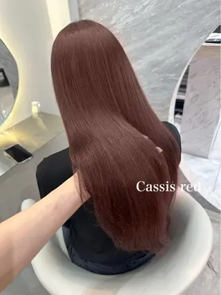 ロング カラー Rio🎀ブリーチ なし透明感♡顔周り♡のヘアスタイル