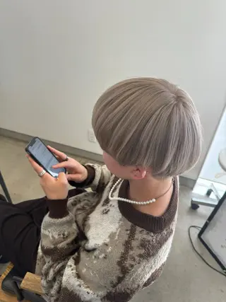 カラー メンズ 堀越 美羽のヘアスタイル