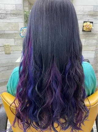 ロング カラー 大坪 拓斗のヘアスタイル