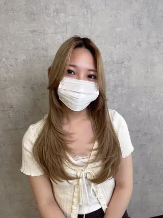 ロング トレンド韓国レイヤー 🇰🇷のんのヘアスタイル