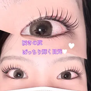 マツエク・マツパ Paulele. 副店長Mizukiのマツエク・マツパデザイン