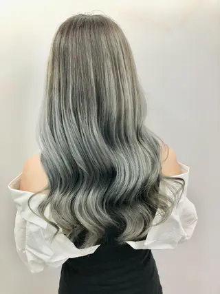 ロング カラー ヘアアレンジ ネイル レイヤー/エクステ alpha下妻のヘアスタイル