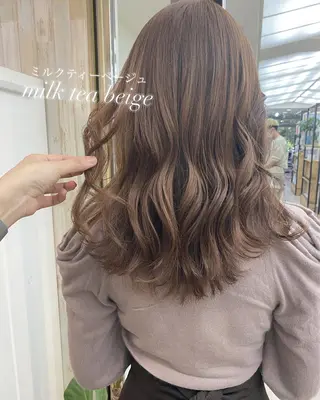セミロング ☀️透明感color KURO☀️のヘアスタイル