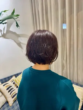 ミディアム カラー 梶尾 悠人のヘアスタイル