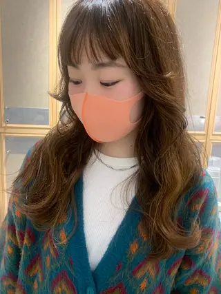 カラー ラベンダー/レイヤー スタイル🤎mamiのヘアスタイル