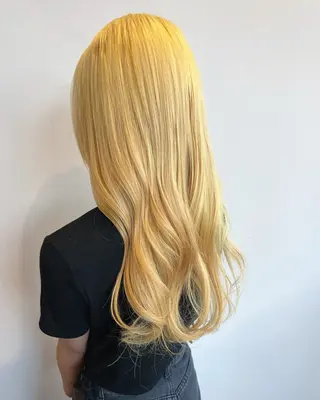 ロング カラー パーマ ヘアアレンジ メンズ 透明感カラー/ 新潟万代/池野里衣のヘアスタイル