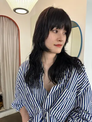 ロング パーマ ボブ/レイヤー/ケア パーマ/リュウタのヘアスタイル