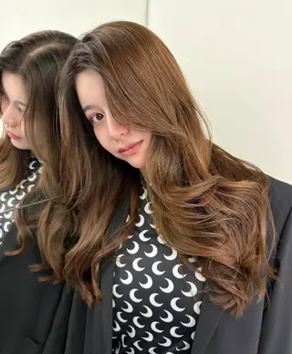 ロング カラー fuu kaのヘアスタイル