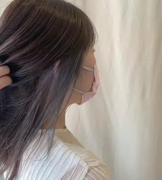 ロング カラー ✄折橋 彩花🐶🍑のヘアスタイル