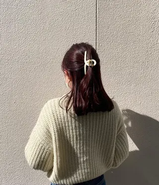 ロング 似合わせカット 小林愛奈のヘアスタイル