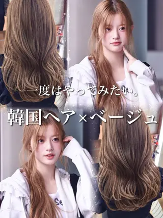 ミディアム カラー 韓国ヘア🇰🇷 レイヤー/芝春樹のヘアスタイル