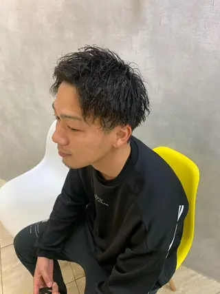 パーマ メンズ ROSEL末吉 海渡のヘアスタイル