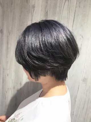 ショート カラー Renatus店長 金子裕美のヘアスタイル