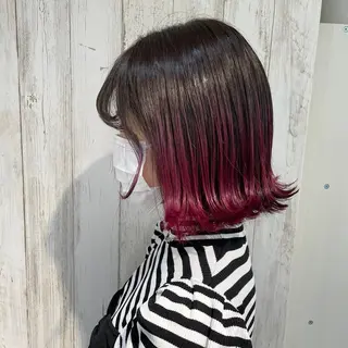 ミディアム ♡透明感/艶カラー/ M a I ♡のヘアスタイル