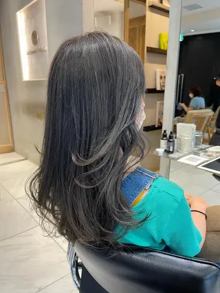 ロング カラー ラベンダー/レイヤー スタイル🤎mamiのヘアスタイル
