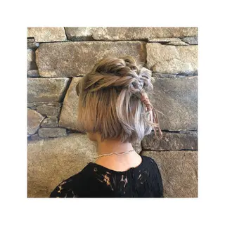 カラー ヘアアレンジ mayu ○のヘアスタイル