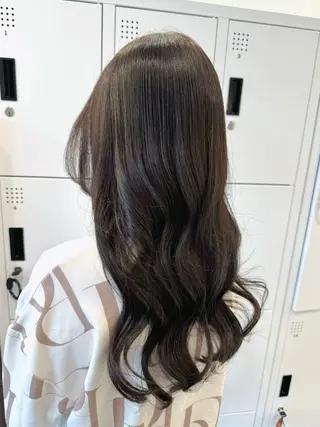 ロング ヘアアレンジ 八木菜美 似合わせ/ニュアンスのヘアスタイル