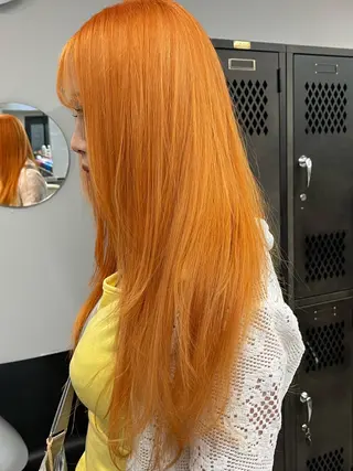 ロング カラー yuan tanakaのヘアスタイル