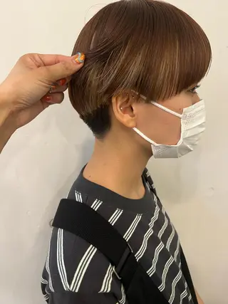 ショート 🍃透明感スタイル yu-ka🍃のヘアスタイル