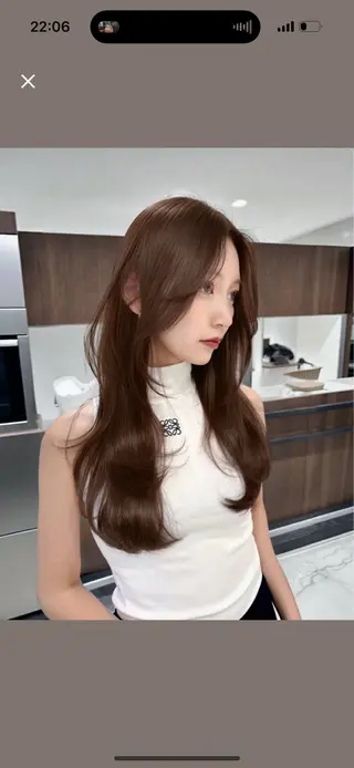 ロング 🎀 うる艶透明感 カラー / 錦糸町のヘアスタイル