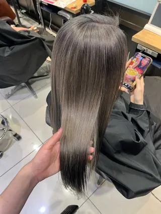 ロング 透明感ダブルカラー/ レイヤー💕miyuのヘアスタイル