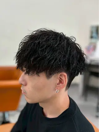 メンズ 京都駅メンズサロン マッシュのヘアスタイル