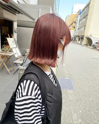 カラー 大山 茶子のヘアスタイル