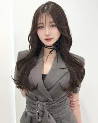 ロング *上品ヘア🤎銀座 技術モデル募集中🥣のヘアスタイル