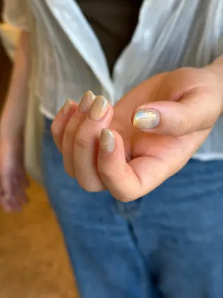 ショート カラー パーマ ヘアアレンジ メンズ キッズ ネイル マツエク・マツパ アイブロウ ar. harajukuのネイルデザイン