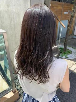 ロング カラー パーマ 名古屋駅/トップス タイリスト/大黒拓哉のヘアスタイル