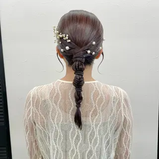 ロング ヘアアレンジ 初めてのショート お任せください✂️のヘアスタイル