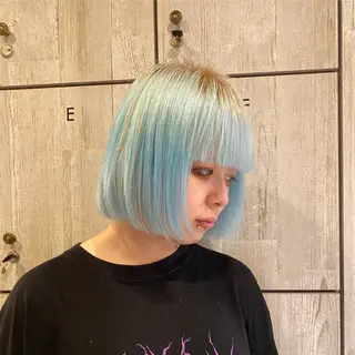 ショート カラー 似合わせレイヤー/ Wカラー🧸こころのヘアスタイル