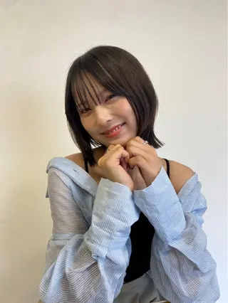 ミディアム 松井 雅のヘアスタイル