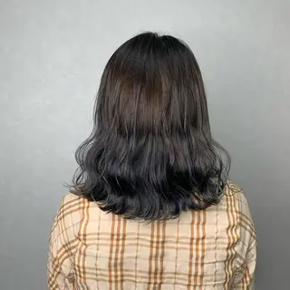 セミロング カラー 代表🎀 ふわモテ愛 され髪🩷yumiのヘアスタイル