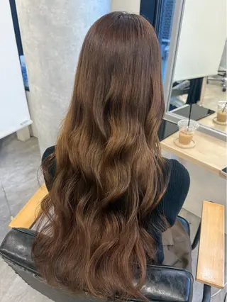 カラー ヘアアレンジ Himawari♡ 柔らかいカラーのヘアスタイル