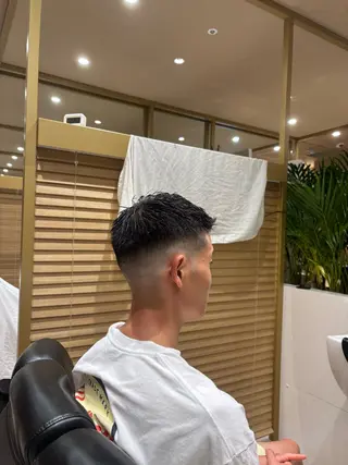ショート メンズ 加藤 颯のヘアスタイル
