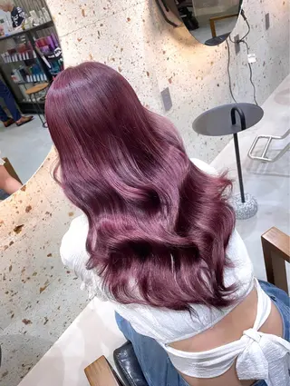 ロング カラー tim hinaのヘアスタイル