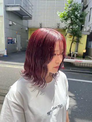 ミディアム カラー 🌷川崎/ボブ/ アレンジ/コトネ🌷のヘアスタイル