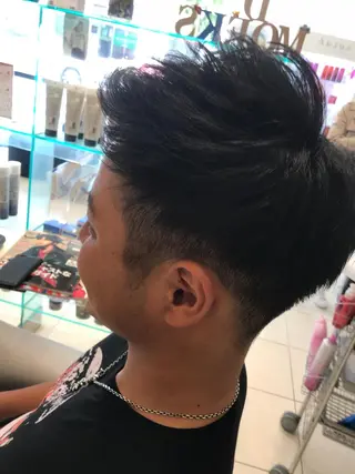 ショート カラー パーマ ヘアアレンジ メンズ キッズ ネイル マツエク・マツパ EnBlesS西宮 マンツーマン神道有基のヘアスタイル