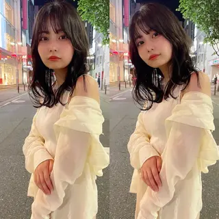 セミロング カラー 髪質改善will hairdesignのヘアスタイル