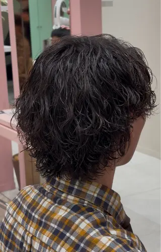 パーマ メンズ 中西 樹人のヘアスタイル