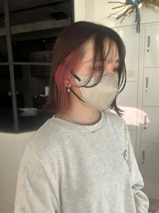 カラー 河野いずみ レイヤー/ボブ 🤍のヘアスタイル