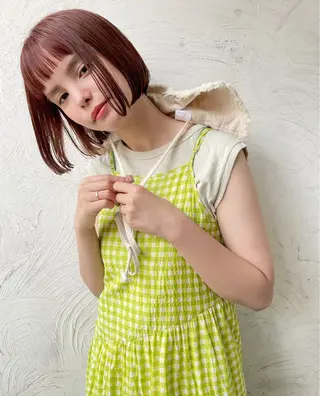 ショート カラー 金子 廉のヘアスタイル